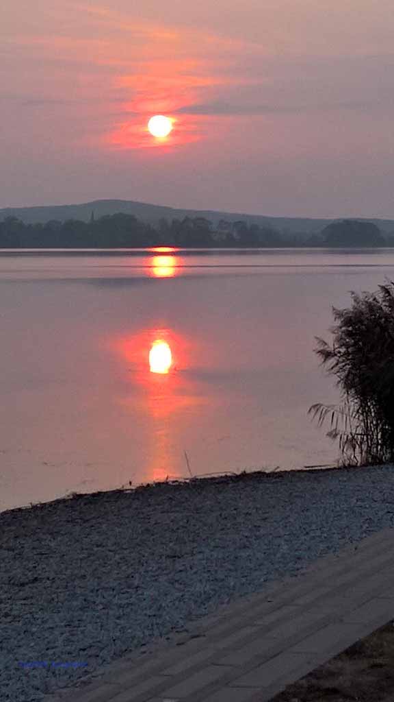 Herbstliche Abendstimmung am Altmühlsee